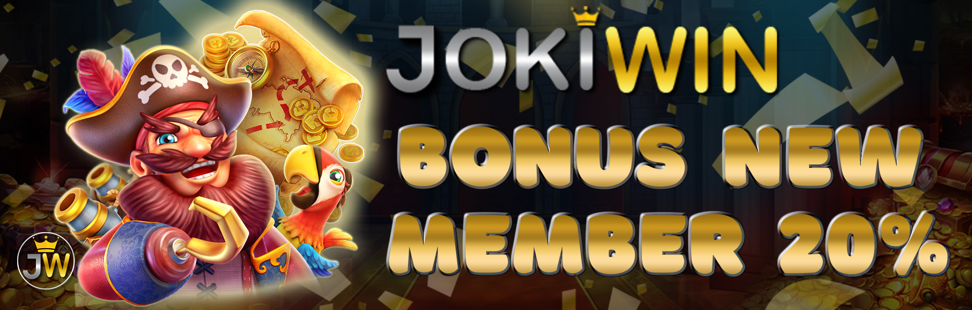 Jokiwin bonus new member 20%